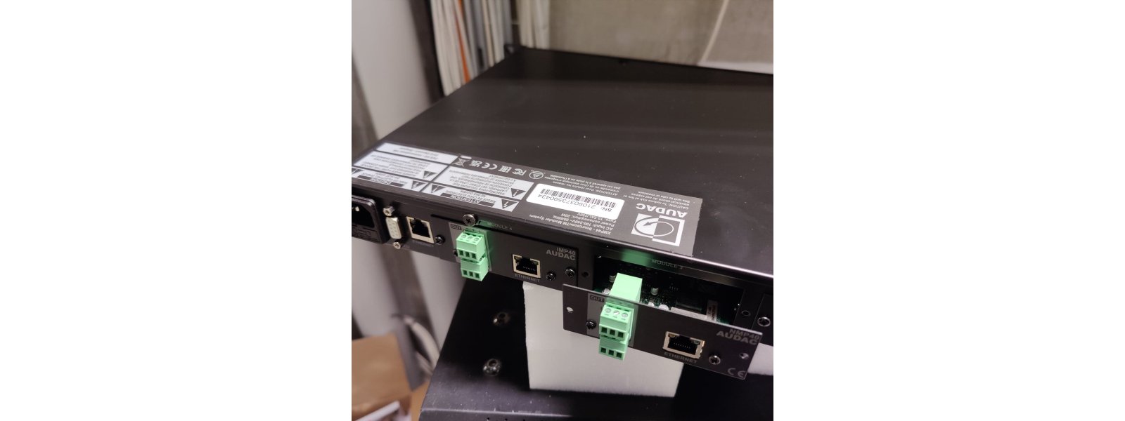 Bluetooth Panel, Internet Radio og Spotify installation i idrtshal 