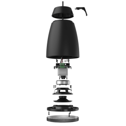 AUDAC ALTI4-B 2-vejs 4" pendel hjttaler 16&#8486; &amp; 100V (Sort)