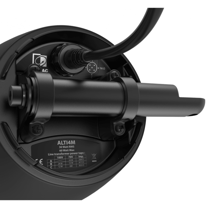 AUDAC ALTI6M-B 2-vejs 6.5" Design Surface Mount Speaker (Sort)