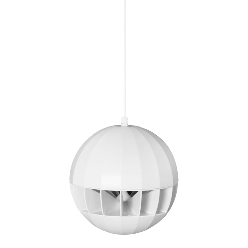 AUDAC ASP20-W Spherical hanging sound projector - 70/100V (Hvid)