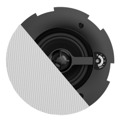 AUDAC CALI424-W Safelatch&#153; 2-way 4" ceiling speaker med Twist-Fix&#153; grill (Hvid)