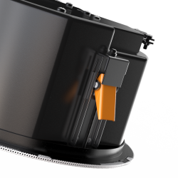 AUDAC CALI660-W Safelatch&#153; 2-way 6.5" ceiling speaker med Twist-Fix&#153; grill (Hvid)