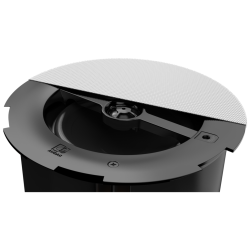 AUDAC CALI660-W Safelatch&#153; 2-way 6.5" ceiling speaker med Twist-Fix&#153; grill (Hvid)