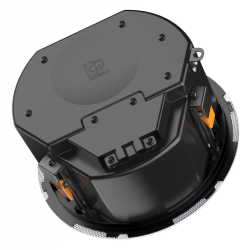 AUDAC CALI660-W Safelatch&#153; 2-way 6.5" ceiling speaker med Twist-Fix&#153; grill (Hvid)