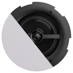 AUDAC CALI660-W Safelatch&#153; 2-way 6.5" ceiling speaker med Twist-Fix&#153; grill (Hvid)