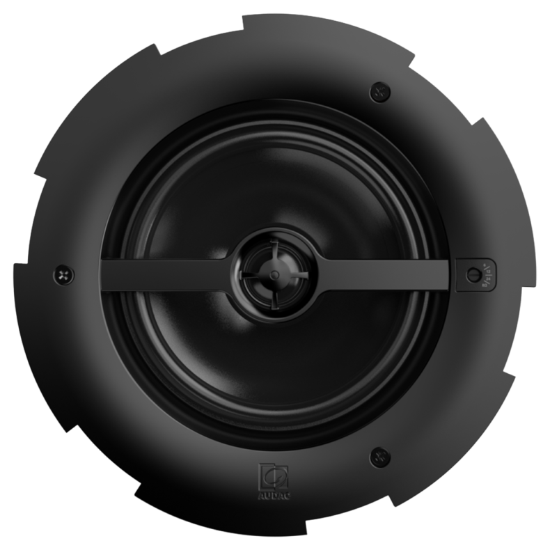 AUDAC CALI660-W Safelatch&#153; 2-way 6.5" ceiling speaker med Twist-Fix&#153; grill (Hvid)