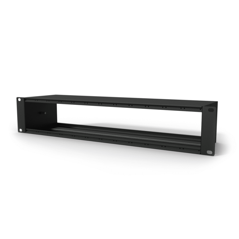 CAYMON CASY001-B CASY chassis 2 x 12 space - 19", 2HE mounting - 120mm depth Casy chassis 12 space - 2he 19" mounting - 120mm - (Sort)