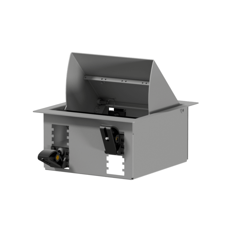 CAYMON CASY024-G CASY In-table mount box - 4 space Grey version - RAL9006