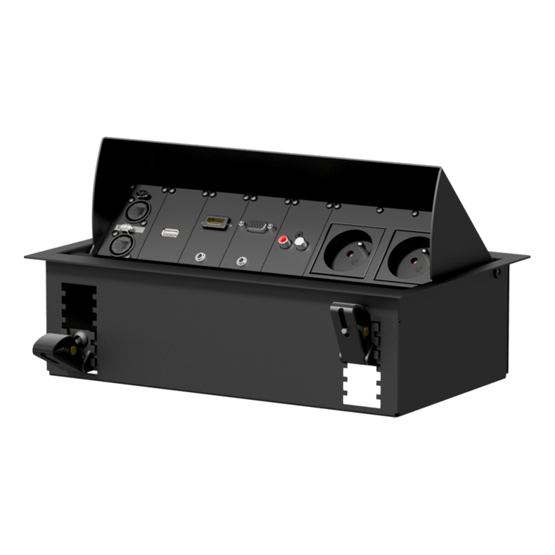 CAYMON CASY028-G CASY In-table mount box - 8 space Grey version - RAL9006