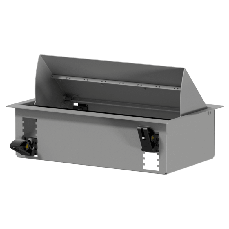 CAYMON CASY028-G CASY In-table mount box - 8 space Grey version - RAL9006