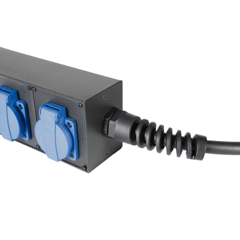 CAYMON CASY044S-B CASY stage box  - 4 space - med shock bumper (Sort)