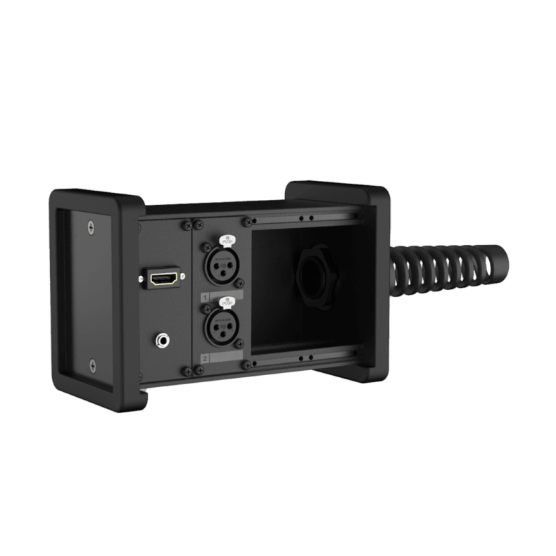 CAYMON CASY044S-B CASY stage box  - 4 space - med shock bumper (Sort)