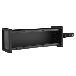 CAYMON CASY048S-B CASY stage box  - 8 space - med shock bumper (Sort)