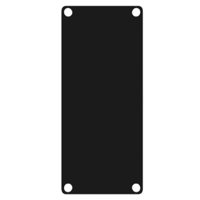 CAYMON CASY101A-B CASY 1 space closed aluminum blind plate (Sort)