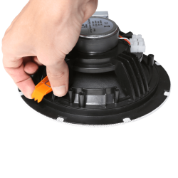 AUDAC CENA812-W SpringFit&#153; 8" indbygningshjttaler - 8&Omega; &amp; 100V (Hvid)