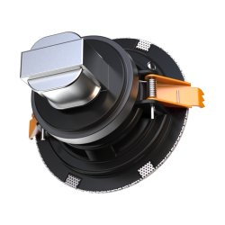 AUDAC CENA306-B SpringFit&#153; 2,5" indbygningshjttaler - 8&Omega; &amp; 100V (Sort)