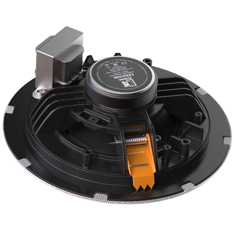 AUDAC CENA506-W SpringFit&#153; 5" indbygningshjttaler - 8&Omega; &amp; 100V (Hvid)