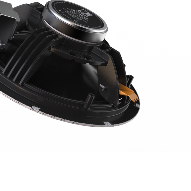 AUDAC CENA820D-W SpringFit&#153; 8" indbygningshjttaler - 16&Omega; (Hvid)