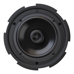 AUDAC CIRA724-W QuickFit&#153; 2-way 6.5" indbygningshjttaler, TwistFix&#153; grill - 8&#8486; &amp; 100V (Hvid)