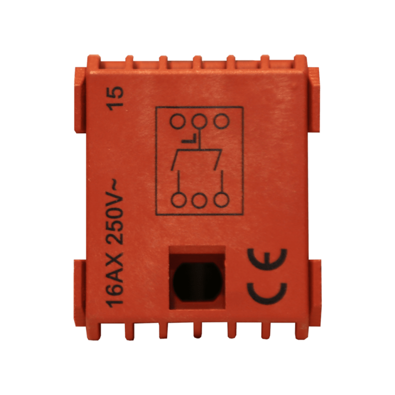 CAYMON CP45SM2-B Switch module - 2 gang momentary contact (Sort)