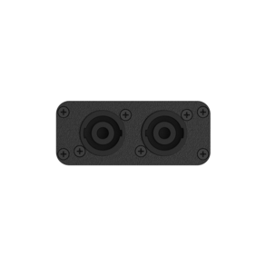 AUDAC CVS102-B Connection plate - 2 x Speakon connector for VIRO5(D) (Sort)