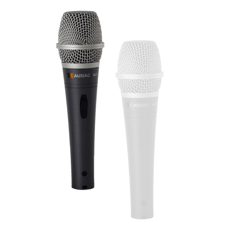 AUDAC M67 Dynamic handheld microphone Vocal microphone with switch