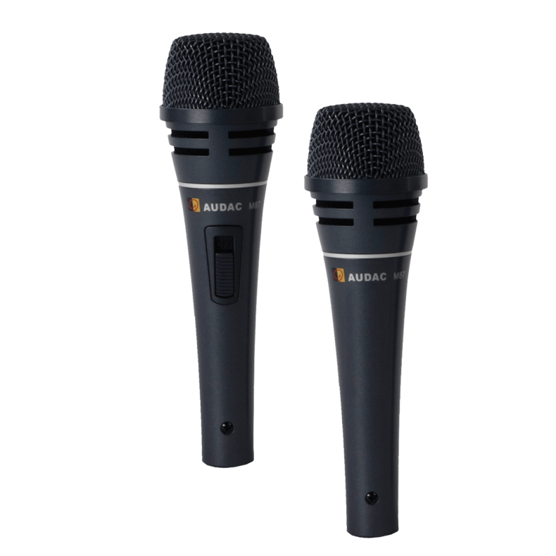 AUDAC M87 Professional handheld microphone Vocal microphone with switch