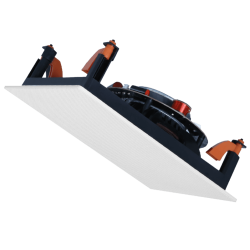 AUDAC MERO5 High-end 5" indbygningshjttaler, firkantet - 8&#8486; (Hvid)