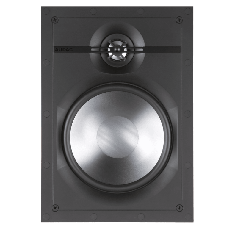 AUDAC MERO6 High-end 6" indbygningshjttaler, firkantet - 8&#8486; (Hvid)