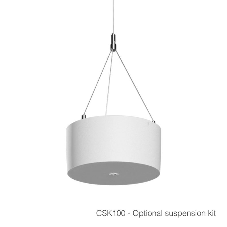 AUDAC NELO706V-B Surface mount hjttaler med volume controller (Sort)