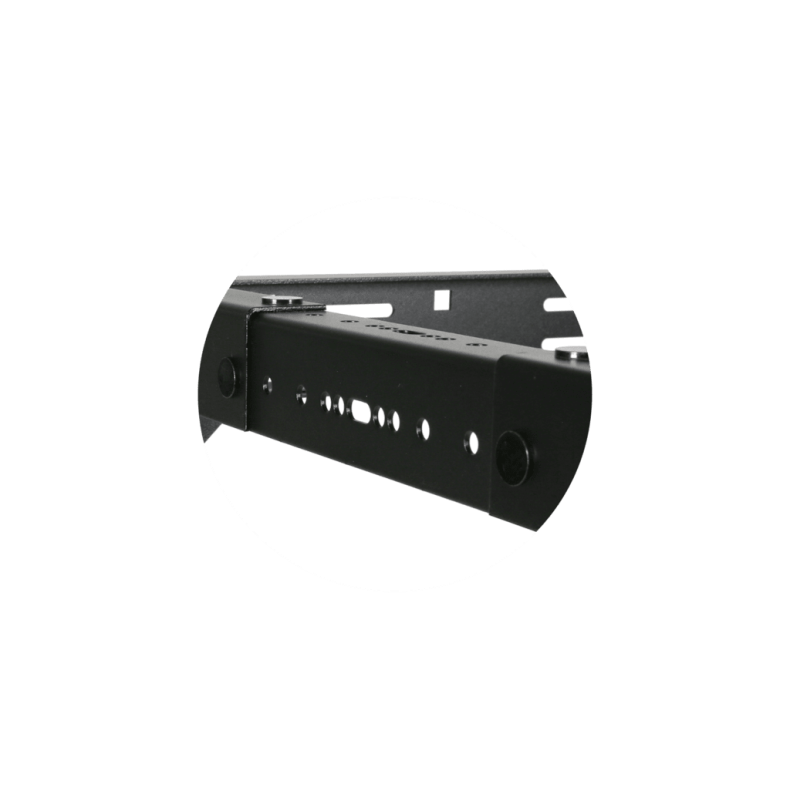 CAYMON OPR303A-B 19" in depth Justerbart open frame rack - 3U - 300 ~ 450mm (Sort)