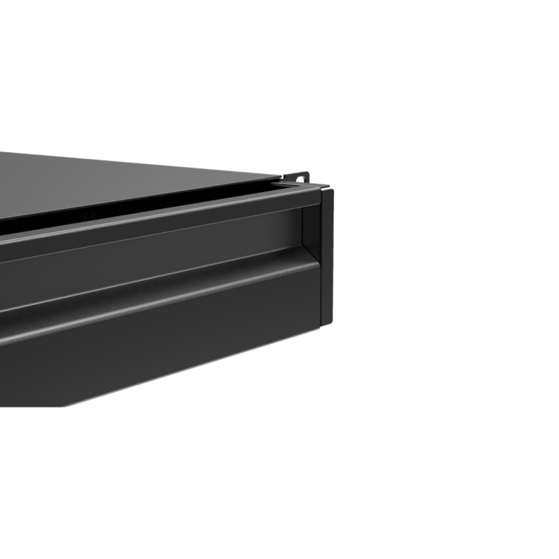 CAYMON RD220-B 19" rackskuffe - (2U) (Sort)