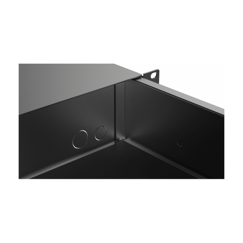 CAYMON RD220-B 19" rackskuffe - (2U) (Sort)