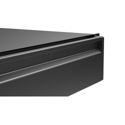 CAYMON RD320L-B 19" rackskuffe - (3U) (Sort) - med ls