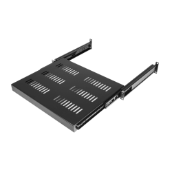 CAYMON SS160-B Sliding shelf til 19" rack kabinet (Sort)