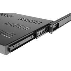 CAYMON SS160-B Sliding shelf til 19" rack kabinet (Sort)