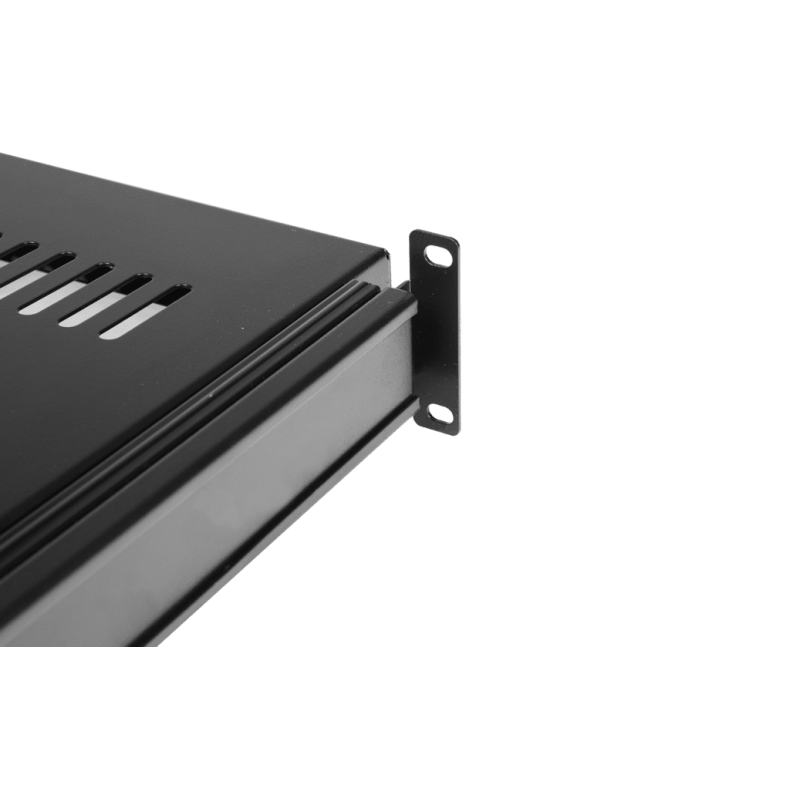 CAYMON SS160-B Sliding shelf til 19" rack kabinet (Sort)