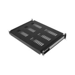CAYMON SS160-B Sliding shelf til 19" rack kabinet (Sort)