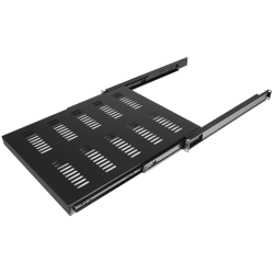 CAYMON SS180-B Sliding shelf til 19" rack cabinet (Sort)