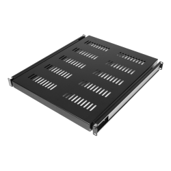 CAYMON SS180-B Sliding shelf til 19" rack cabinet (Sort)