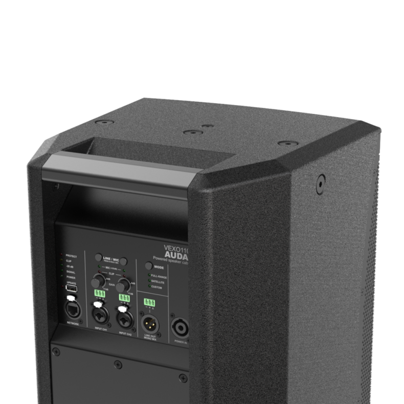 AUDAC VEXO110A-W 10" high performance 2-vejs aktiv hjttaler (Hvid)