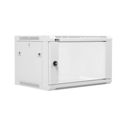 CAYMON WPR406R-W 19&#148; wall mount rack - 6U - 450mm depth - Removable back (Hvid)