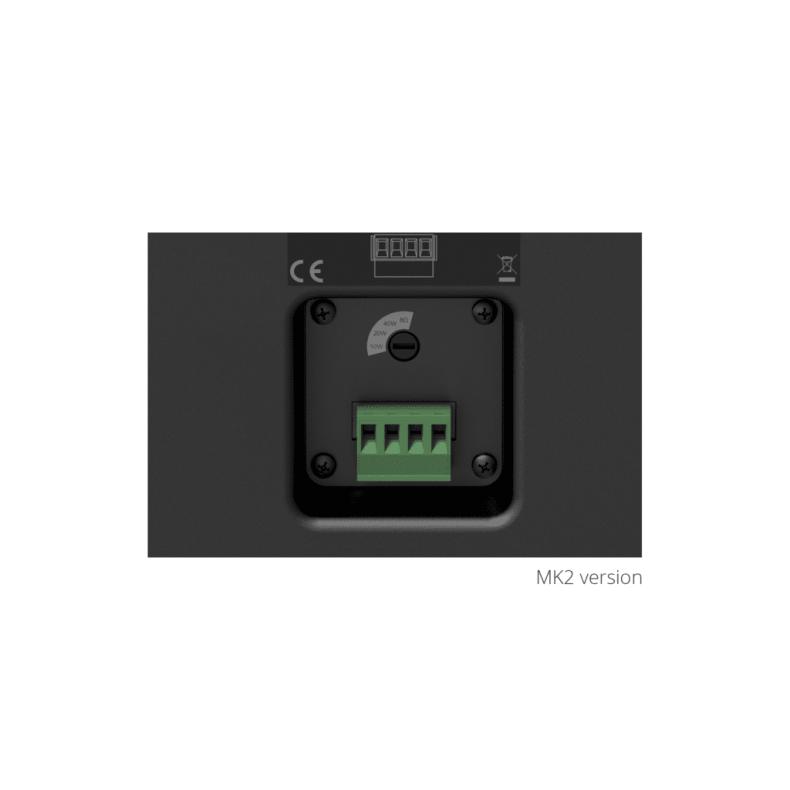 AUDAC WX302MK2-OW Outdoor universal wall speaker 3" (Outdoor) (Hvid)